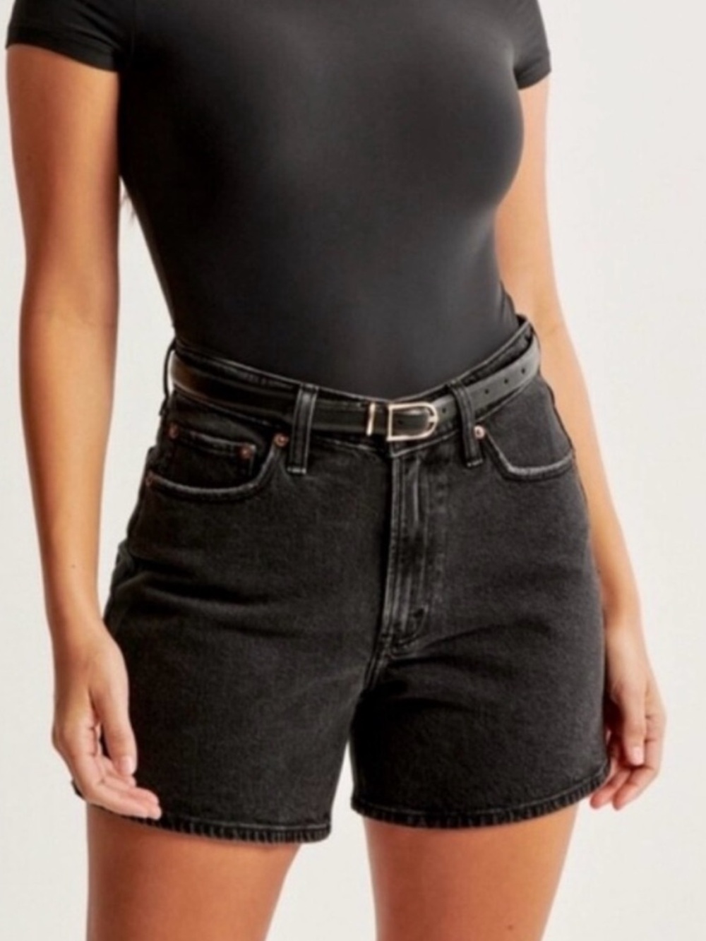 Abercrombie & Fitch The Dad High Rise Jean Shorts